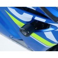 R&G Racing Crash Protectors - Aero Style for Suzuki GSX-R 1000 / R1000R '17-19 [Non-Drill Kit]